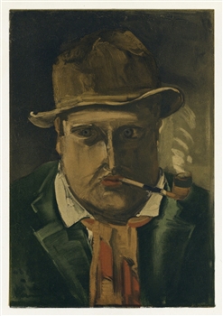 Maurice de Vlaminck lithograph "Self Portrait"