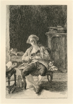Jean-Louis Meissonier etching