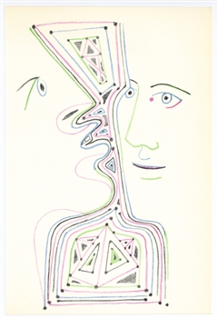 Jean Cocteau original lithograph