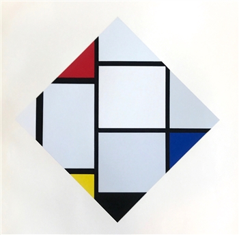 Piet Mondrian serigraph