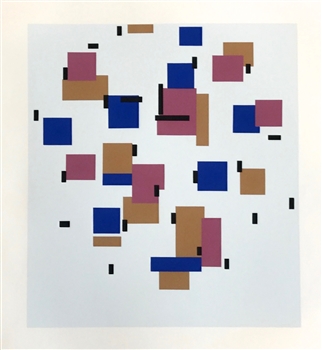 Piet Mondrian serigraph