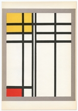 Piet Mondrian lithograph