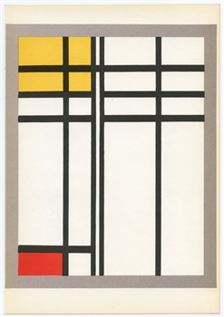 Piet Mondrian lithograph