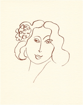 Henri Matisse lithograph Florilege de Rosnard