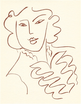 Henri Matisse lithograph Florilege de Rosnard