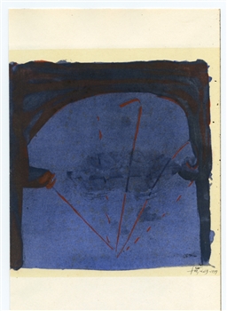 Antoni Tapies pochoir Berggruen