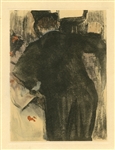 Edgar Degas monotype "Famille Cardinal"