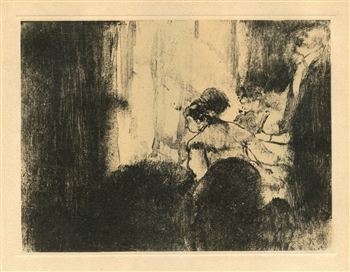 Edgar Degas monotype