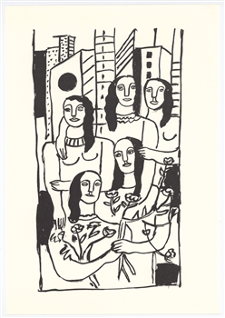 Fernand Leger lithograph Mes Voyages