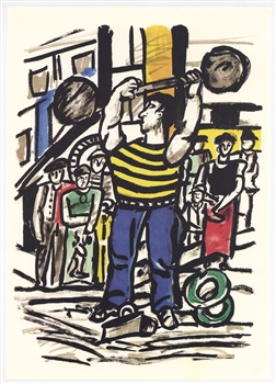 Fernand Leger lithograph Mes Voyages