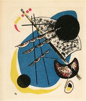 Wassily Kandinsky lithograph "Kleine Welten II"