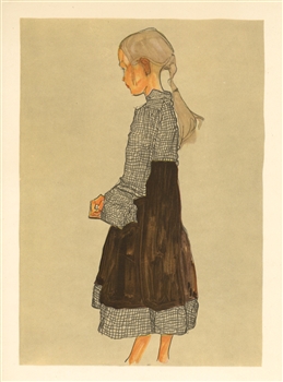 Egon Schiele lithograph