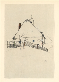 Egon Schiele lithograph