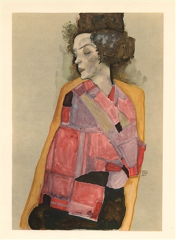 Egon Schiele lithograph