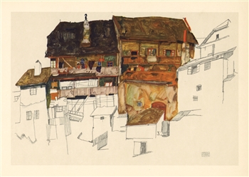 Egon Schiele lithograph