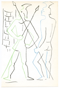 Jean Cocteau original lithograph