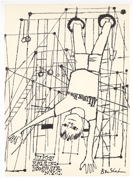 Ben Shahn lithograph Improvisations