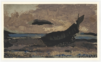 Georges Braque lithograph Varengeville