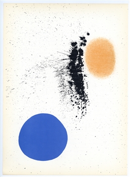 Joan Miro lithograph, 1961