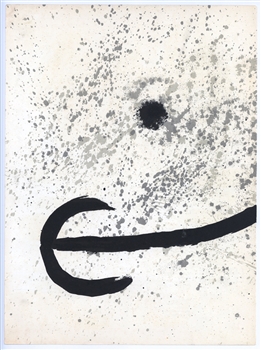 Joan Miro lithograph, 1970