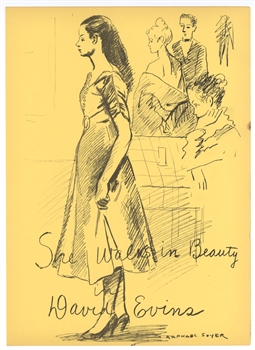 Raphael Soyer lithograph Improvisations