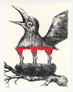 Roland Topor original lithograph