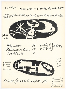 Joan Miro original lithograph, 1956