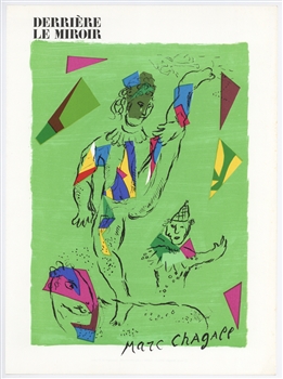 Marc Chagall Acrobat original lithograph