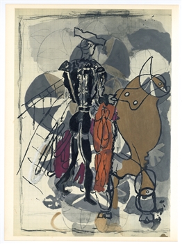 Georges Braque lithograph, 1955