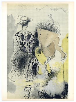 Georges Braque lithograph, 1955