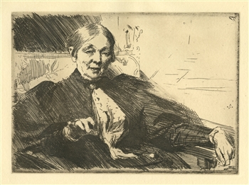 Anders Zorn etching