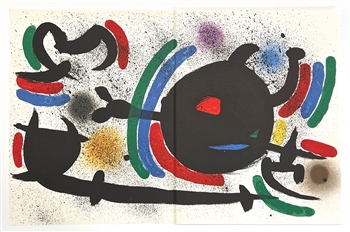 Joan Miro "Original Lithograph X" 1972