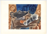 Georges Braque pochoir "Nature morte a la serviette"