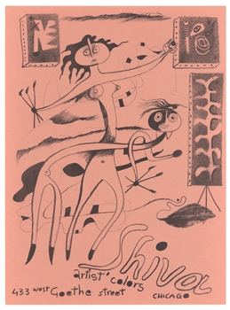 Julio de Diego lithograph Improvisations