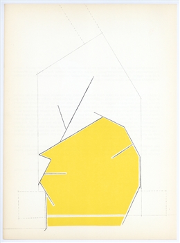 Pablo Palazuelo original lithograph, 1970