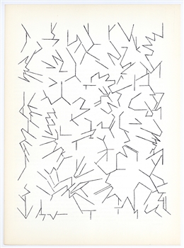 Pablo Palazuelo original lithograph, 1970