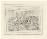 John Marin "Sea and Boat"