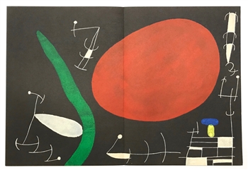 Joan Miro lithograph | L'Oiseau Solaire, L'Oiseau Lunaire, Etincelles