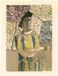 Georges Braque pochoir "La Mandoline"