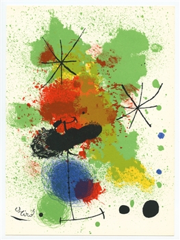 Joan Miro original lithograph