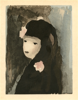 Marie Laurencin pochoir for Les Biches ballet