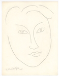 Henri Matisse original etching for Alternance