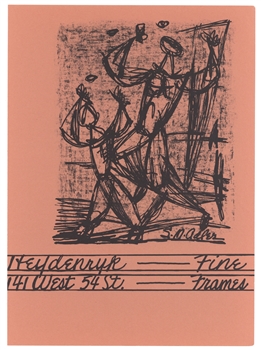 Samuel M. Adler lithograph Improvisations