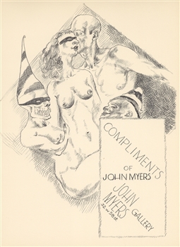 John Myers lithograph Improvisations