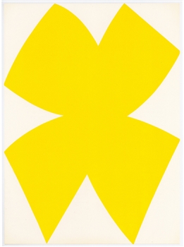 Ellsworth Kelly original lithograph, 1958, derriere