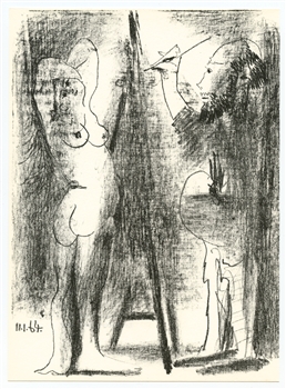 Pablo Picasso "The Artist and his Model II" original lithograph