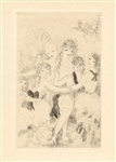 Marie Laurencin original etching, 1926