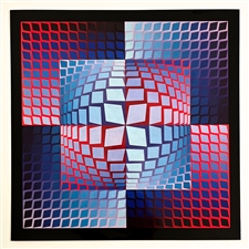 Victor Vasarely lithograph