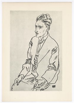 Egon Schiele lithograph