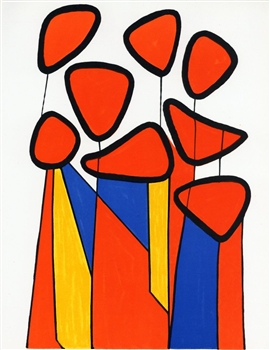 Alexander Calder original lithograph, 1975